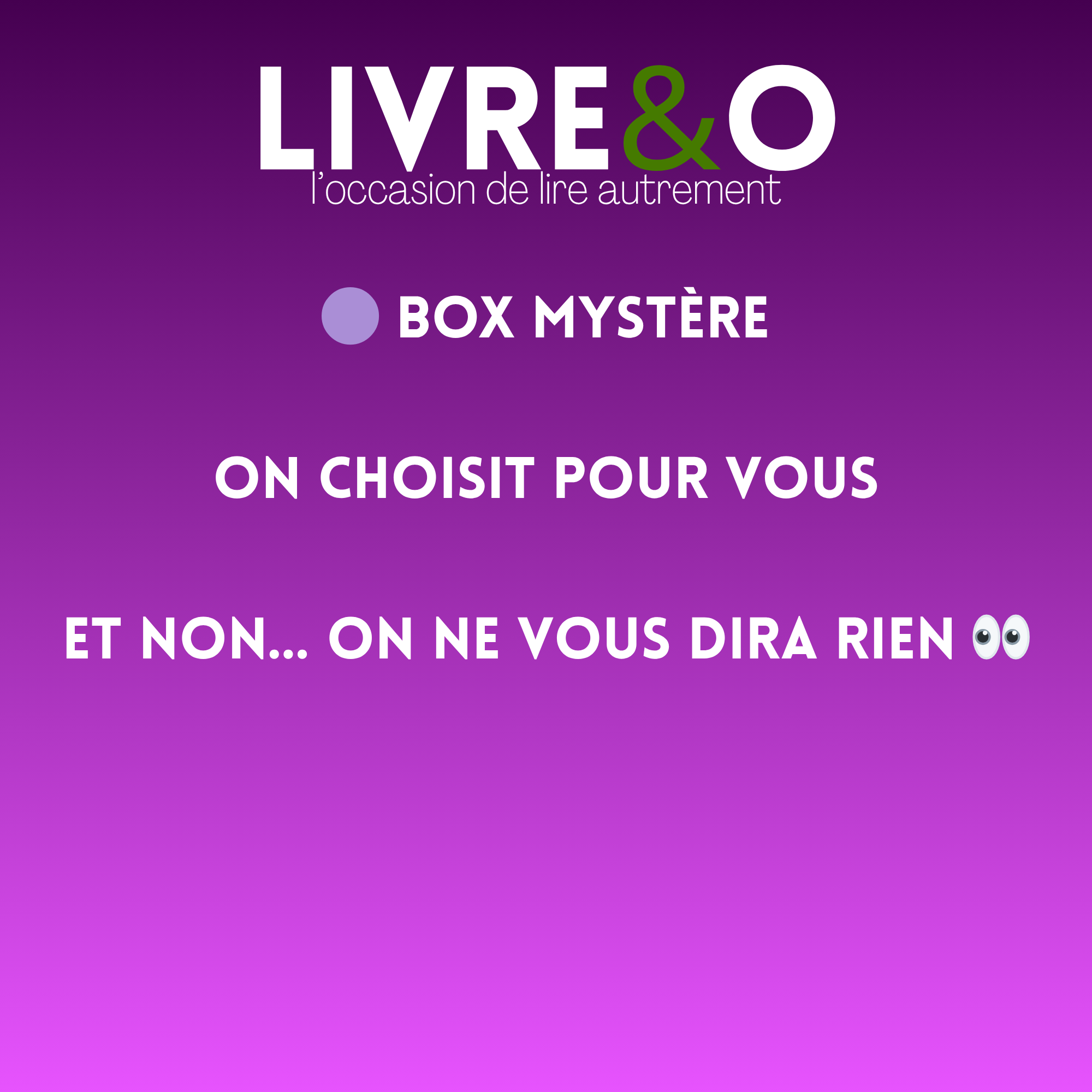 BOX MYSTÈRE